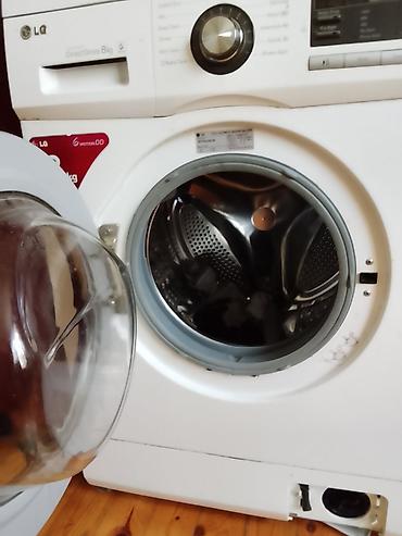 qabyuyan masin 45 sm: LG paltaryuyan maşın, 8 kq tutumlu, ön yükləməli modeldir. Inverter — 3