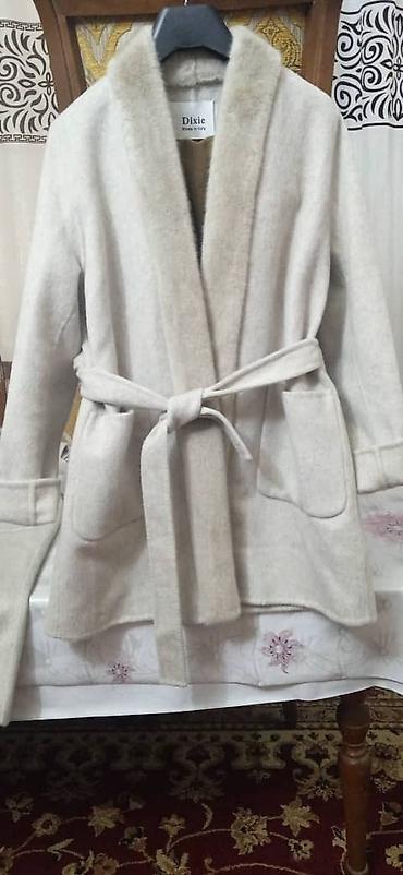 Пальто: Пальто, Халат, Зима, Короткая модель, С поясом, L — 5