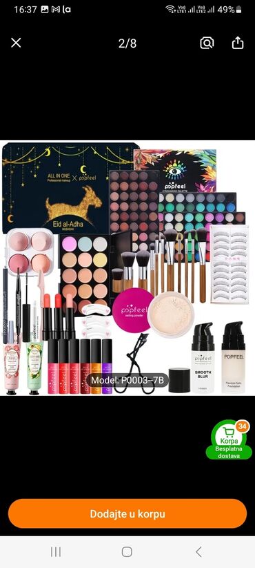 Šminka: Ovaj profesionalni set šminke sadrži širok asortiman proizvoda za — 7