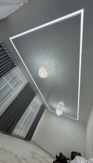 Натяжной потолок: Натяжной потолок 3D потолки, Глянцевое, Матовое Бесплатный замер, Гарантия, Монтаж at lalafo.kg — 1 Натяжной потолок: Натяжной потолок 3D потолки, Глянцевое, Матовое Бесплатный замер, Гарантия, Монтаж — 1