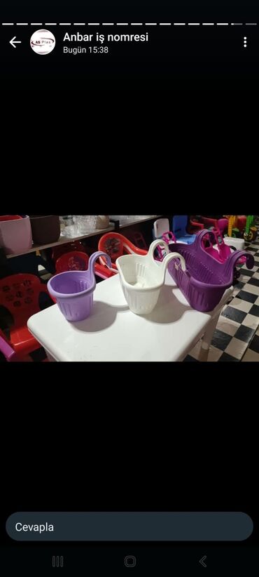 Bitkilər üçün dibçəklər: Dipçəklərin topdan və Pərakəndə satışı. Anbardan satış. Hansı formada — 14