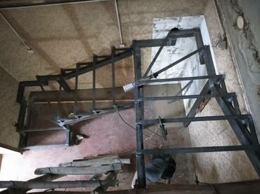 Обшивка лестниц: Ассалуму алайкум тугандар Метал карказ бетон лестница метал перилла — 38
