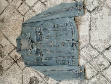 джинсовые куртки с мехом: Джинсовая куртка, Осень-весна, M (EU 38)