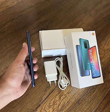 note 50 pro: Redmi Note 9, 64 GB, rəng - Göy, Barmaq izi, İki sim kartlı, Face ID — 3