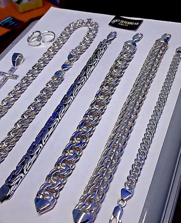 Серебряные цепочки: Классический Бисмарк 150 гр 60 см Ювелирные — 44