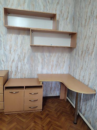 table study: Угловой рабочий комплект мебели для кабинета/детской. б/у Состав и — 1