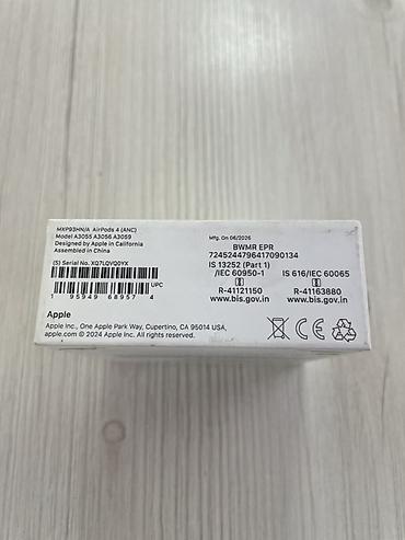 Аксессуары для мобильных телефонов: Apple AirPods 4 (ANC) — беспроводные наушники с активным — 2
