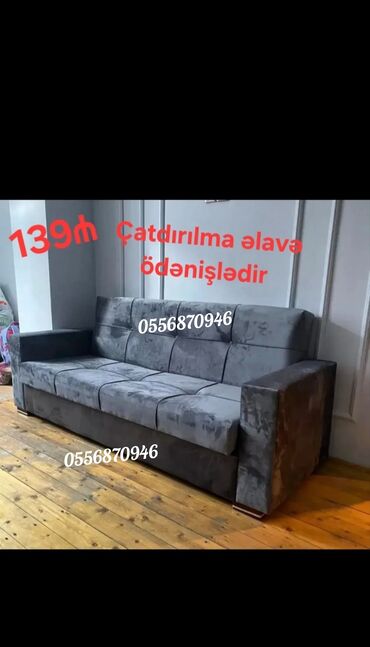 Mebel: Divan, Yeni, Açılan, Bazalı, Parça, Ödənişli çatdırılma