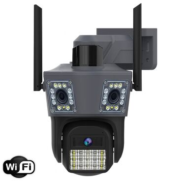 Video nadzor: PTZ iP WIFI kamera sa 3 sočiva i alarmom 10X Zoom 8MPX Wi-Fi kamera — 3