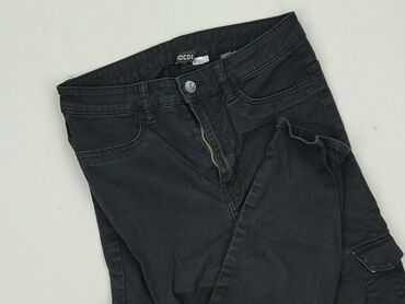 czerwone spodnie h m: H&M Divided, Spodnie cargo damskie, rozmiar M
