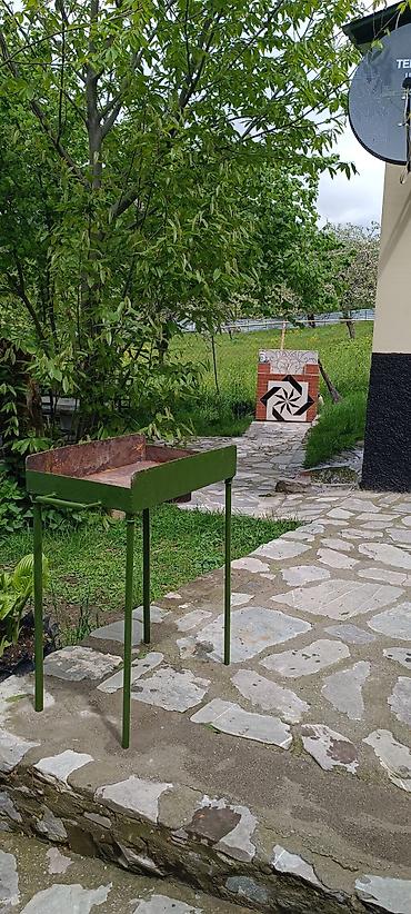 тап аз мебель бу: Bağ üçün daş masa və skamya dəsti - Komplekt: 1 ədəd massiv daş masa — 6