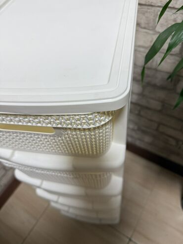 Комоды для одежды: Комод для одежды, Без зеркала, Другой материал, цвет - Белый — 3