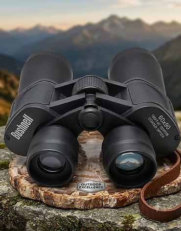 горный: Бинокль Bushnell 60x90 - Классическая призменная конструкция Porro — 1