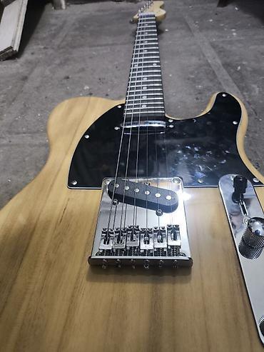 gitara klassik: Elektrik gitara – Telecaster tipli korpus - Korpus: təbii ağac — 3