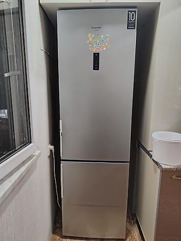 aliram: İşlənmiş 2 qapılı Hotpoint Ariston Soyuducu Satılır, rəng - Gümüşü — 2