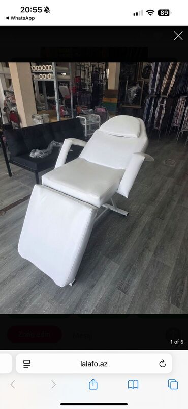 Salon, tibbi mebel dəsti: Tibbi və gözəllik sahəsi üçün peşəkar avadanlıq kuşetka sade — 12