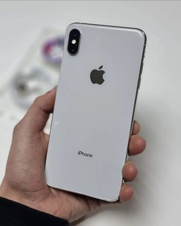 iphone xs max price bishkek: IPhone Xs Max, Б/у, 256 ГБ, White Titanium, Защитное стекло, 100 %