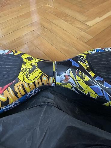 çant: Qrafiti naxışlı 2 təkərli hoverboard + daşıma çantası - Rəngarəng — 2