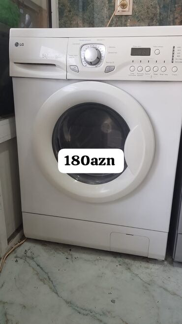 irşad paltaryuyan qiymetleri: Paltaryuyan maşın LG, 5 kq, Avtomat, Qurutmasız, Kredit yoxdur