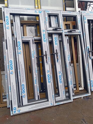 Готовые алюминиевые окна: Готовое алюминиевое окно, Тип окна: Витражные, Декоративные особенности: Другие особенности, Новый, Бесплатная установка, Без рассрочки — 7