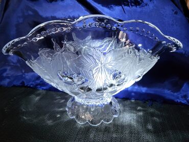 Činije: Cinija za voce za na sto,pun rad iz 70ih.god. Cinija za voce,sa mat — 1