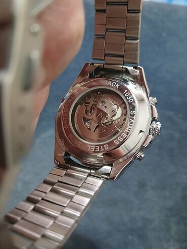 Ručni satovi: Muški ručni sat sa automatskim mehanizmom i providnim poklopcem — 10