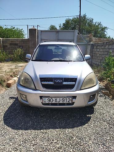 Chery: Chery Tiggo (T11) krossover – gümüşü rəng - Kuzov: 5 qapılı SUV, dam — 1