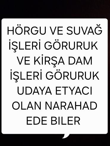 Hörgü, suvaq və kirəmit/kırşa dam işləri üzrə peşəkar ustalıq xidməti