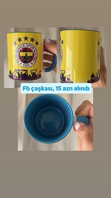Fincanlar, rəng - Sarı, Keramika