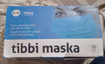 Tibbi maskalar: Istifadə olunmadığına görə satılır real alıcılar buyursun