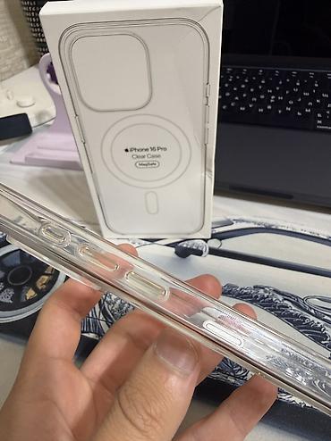 hile mobile: IPhone 16 pro clear magsafe case. Original apple ın kabrosudu. Ispace — 6