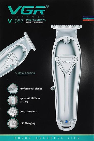 sns makinesi: Professional Trimmer VGR 057 - 1 Sürətli - 7000RPM / 1400MAH - 180 — 5