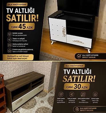 TV altlığı: TV altlığı Məhsul xüsusiyyətləri: - Defekt yoxdur – hər şey — 1