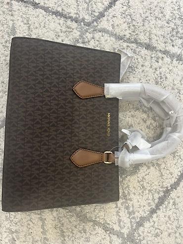 mk сумки: Сумка MICHAEL Michael Kors Sheila MD CZ Satchel, цвет Brown.💥 — 6