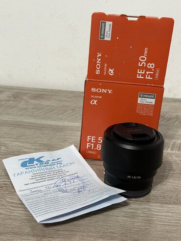 Фотоаппараты: Объектив Sony 50mm F 1.8 сатылат абалы жакшы жаны!!!