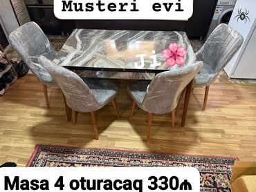 Masa 4 oturacaq