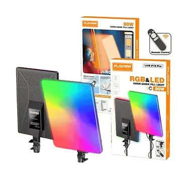 mini led: Plokama LIVE-P19 Pro RGB 80W LED Panel Studiya İşıqlandırma Lampası — 1