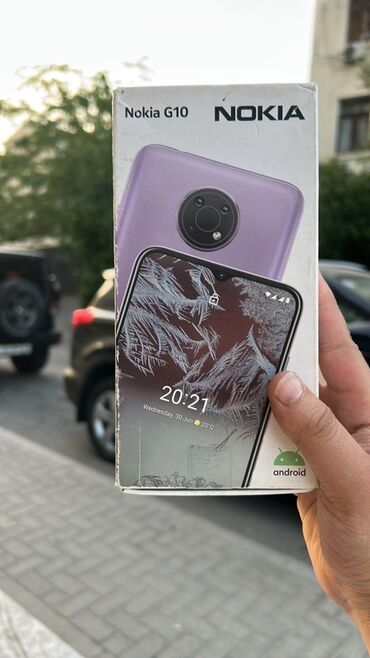 nokia lumia 1020 qiymeti: Nokia G10, 32 GB, rəng - Göy, Barmaq izi