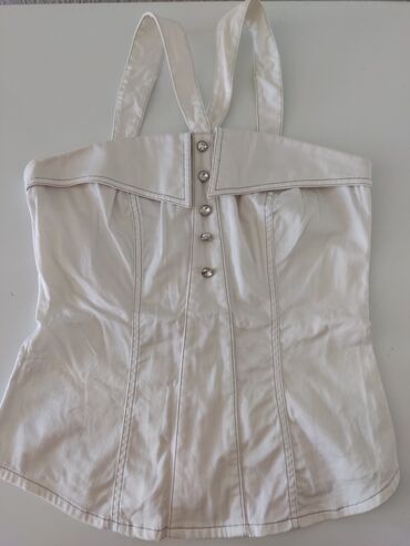 kompleti suknja i top: M (EU 38), Cotton, color - White