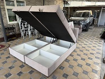 Односпальные кровати: Односпальная тахта с подъёмным коробом - Компактная тахта с вшитым — 18