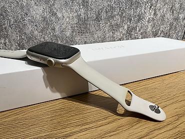 apple whatch 7: İşlənmiş, Smart saat, Apple, Suya davamlı, rəng - Ağ — 7