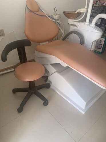 Tibbi avadanlıq: Stomatoloji kreslo və unit komplekti - Rəng: açıq narıncı oturacaq və — 2