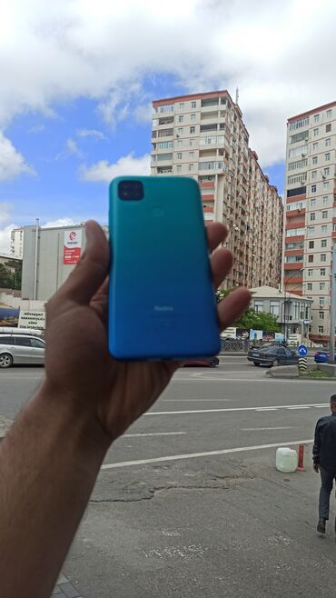 телефоны fly era nano 3: Xiaomi Redmi 9C, 128 ГБ, цвет - Синий, 
 Кнопочный, Отпечаток пальца, Две SIM карты