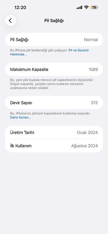 prodat iphone: IPhone 15 Pro Max, 512 GB, Natural Titanium, Simsiz şarj, Barmaq izi, Face ID — 1