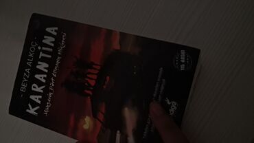 bu disklər tikilmiş 639: Beyza Alkoçun yazdığı "Karantina" romanı. Bu roman, bir felaket