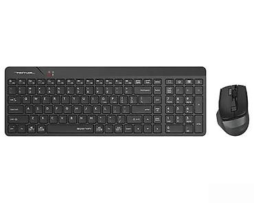 Tastature: Bežični set tastatura + miš – Fstyler QuietKey - Komplet sadrži tanku — 2
