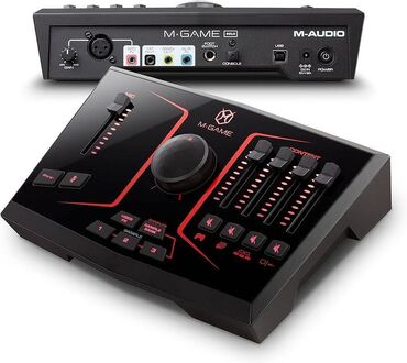 ses kartları: Səs karti M-Game Solo USB Audio Interface Mikser, XLR Mikrofon, Optik