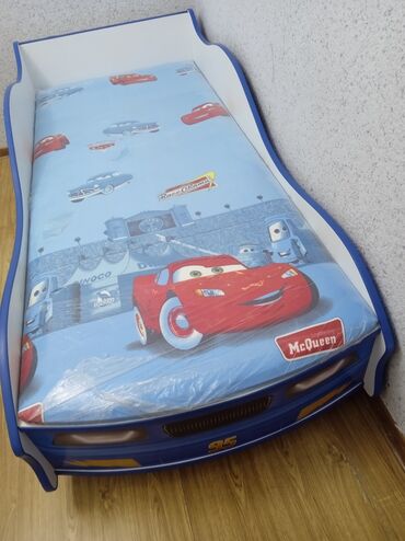 диван кровать детский раскладной: Цвет - Бежевый, Б/у