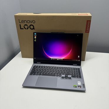 компютер домашный: Ноутбук, Lenovo, 12 ГБ ОЗУ, AMD Ryzen 7, 15.6 ", Новый, Игровой, память NVMe SSD