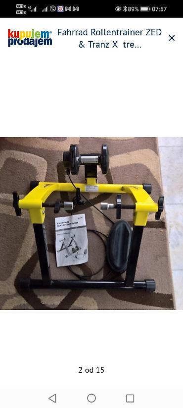 deciji trotineti: ZED Fahrrad Rollentrainer + TranzX trenažer za bicikl - Trenažer za — 1